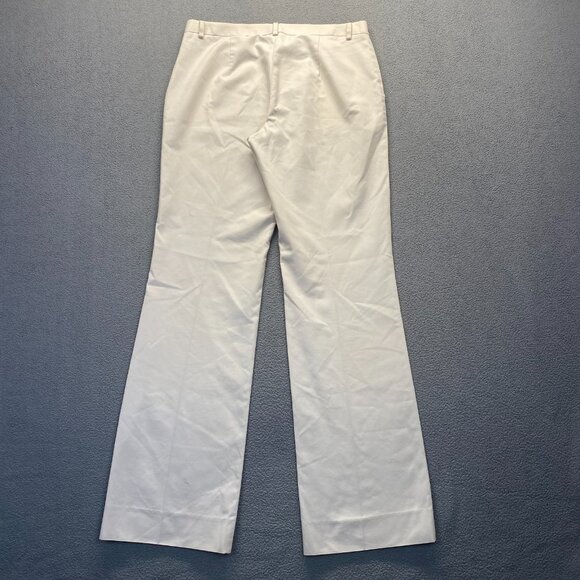 Brooks Brothers Dress Pants Women's Size 6 Cotton,Pockets,Zipper,Cream - Picture 2 of 16